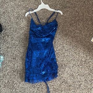Lucy in the Sky Blue Sequin Dress